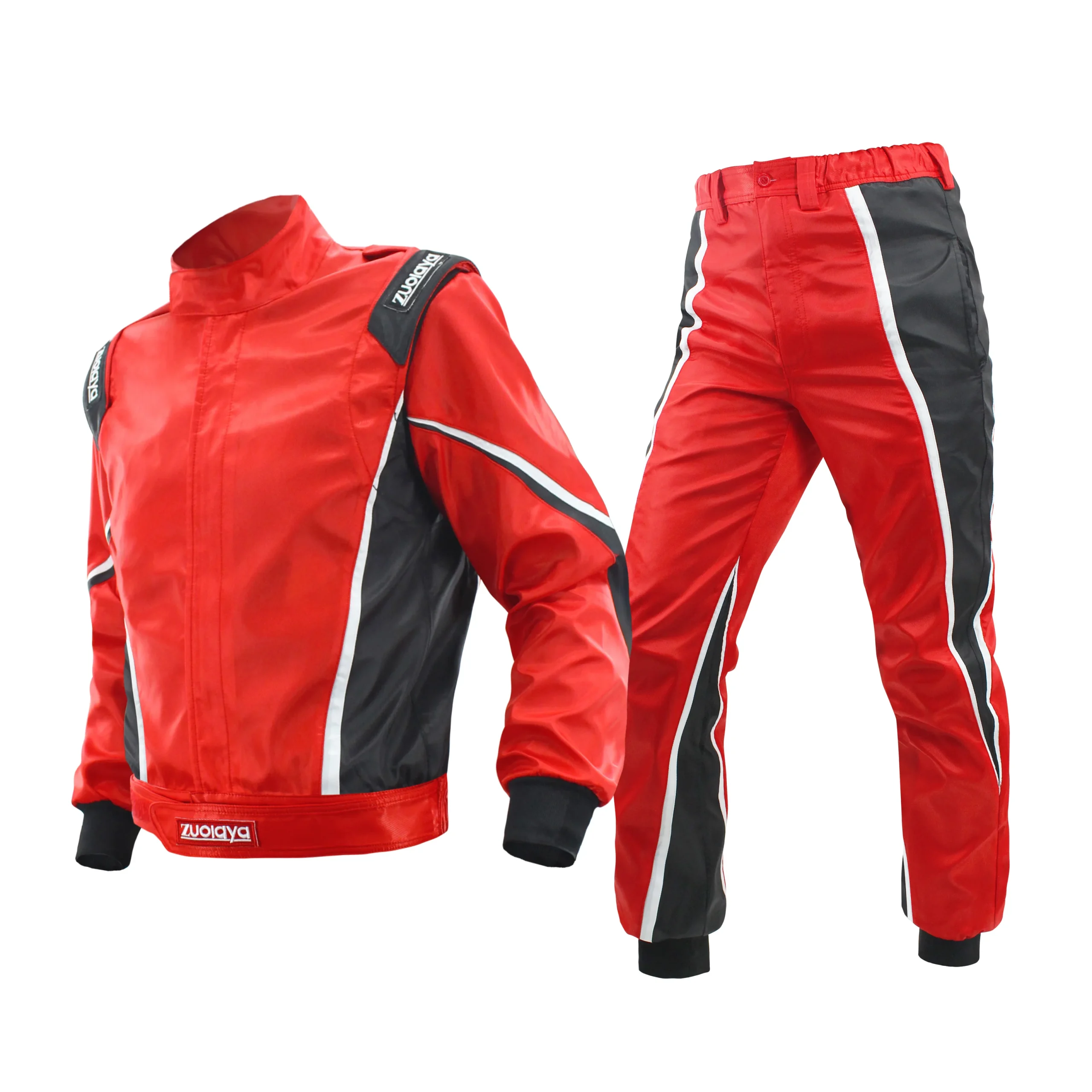 Adults Go Kart Racing Sports Jumpsuit Motorcycle Race Two-Piece Racing Set OM-2 New Style Jumpsuits Set