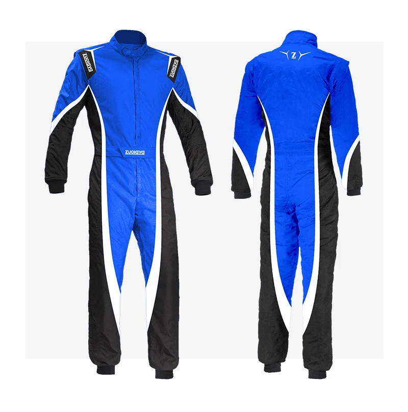 Go Kart Custom Logo Windproof Motorcycle Racing Suit Auto One-Piece Race Set Overall Wear RJ11 - Image 3