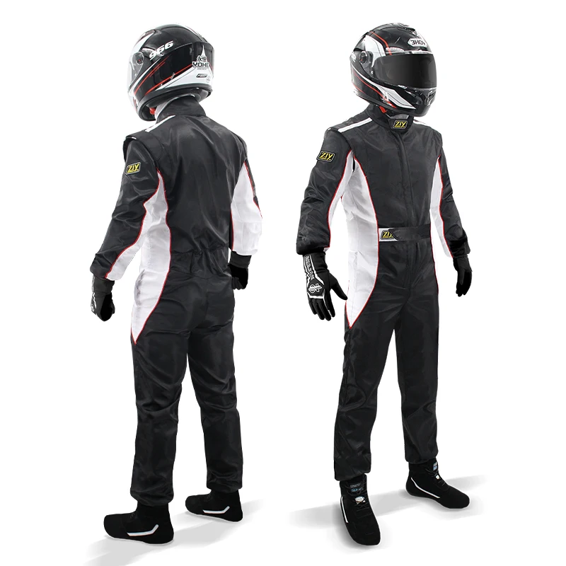 OM-2 Go Kart Coverall Race Wear Waterproof Polyester Jumpsuit for Adult and Kid Racing Suit Custom With Sublimation - Image 2