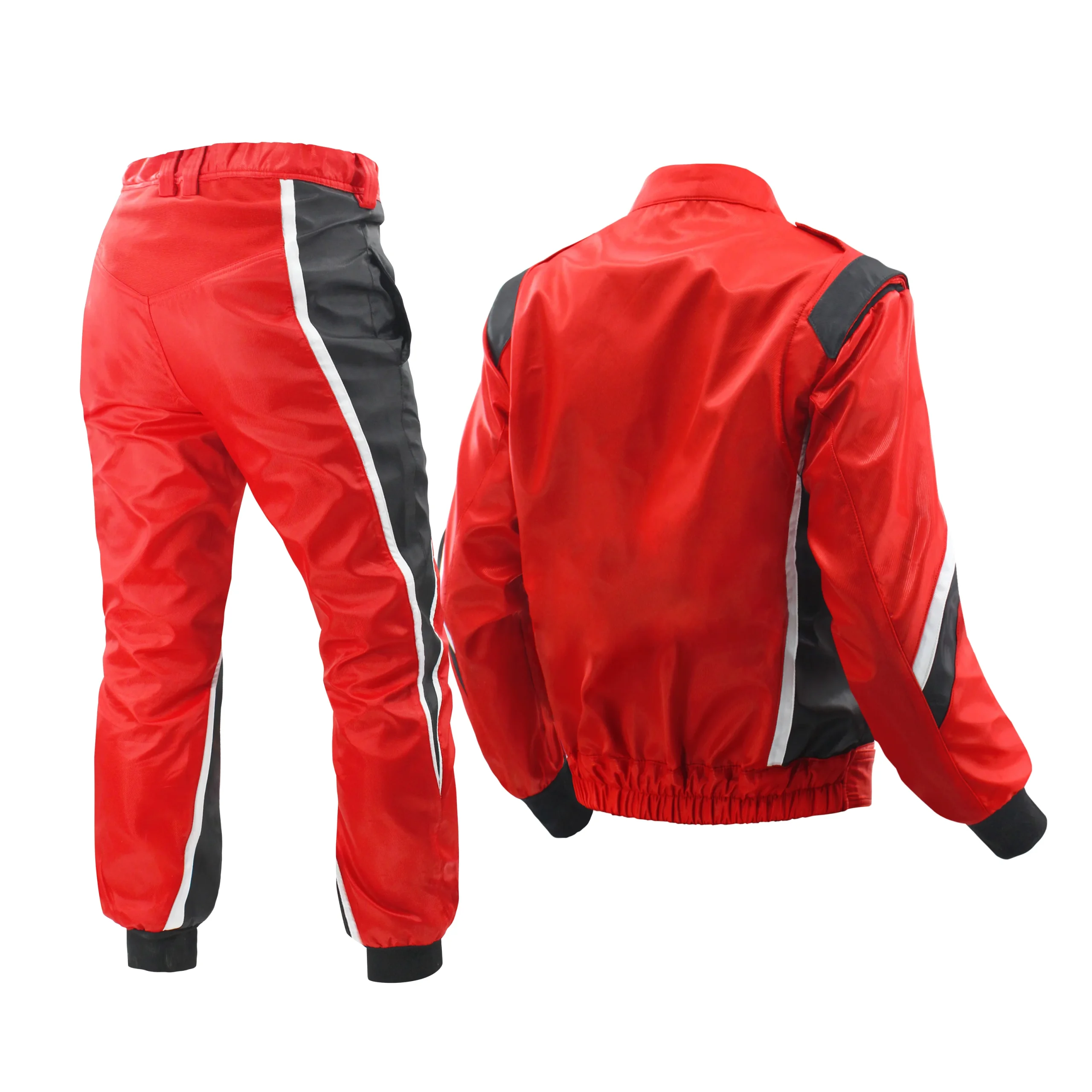 Adults Go Kart Racing Sports Jumpsuit Motorcycle Race Two-Piece Racing Set OM-2 New Style Jumpsuits Set - Image 2