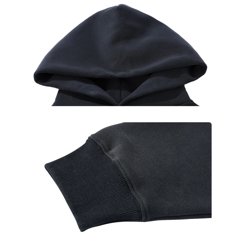 Wholesale Clothing Plain Blank 350 Grams Oversize Pullover Men's Heavy Weight Hoodie - Image 5